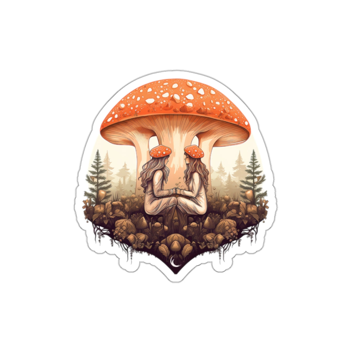 Mushroom Connections - Sticker - Free Shipping!