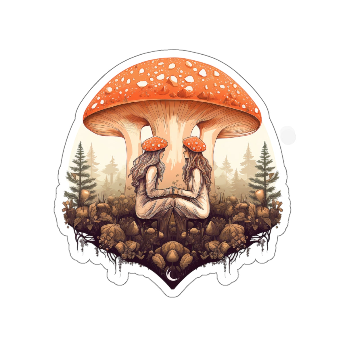 Mushroom Connections - Sticker - Free Shipping!